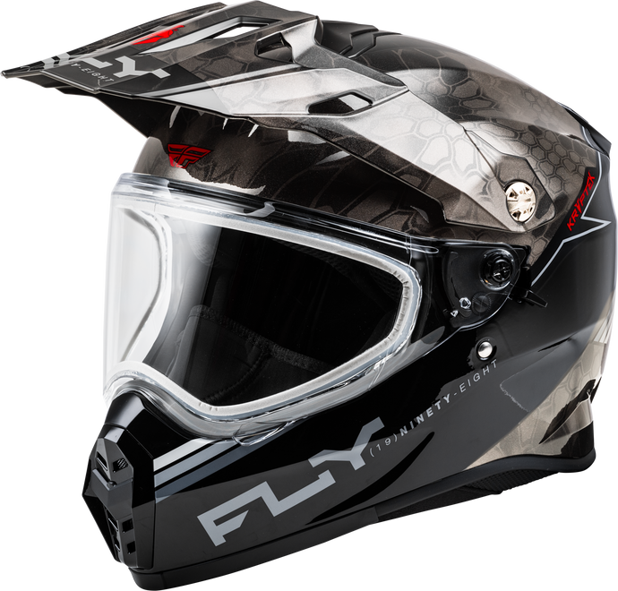 TREKKER CW CONCEAL HELMET DUAL SHLD BLACK/GREY/WHITE MD 73-31357M image 1