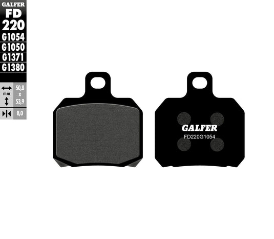 BRAKE PADS SEMI METALLIC FD220G1054 FD220G1054 image 1