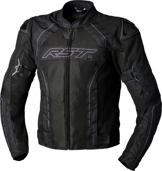 S1 MESH CE JACKET BLACK/BLACK  TEXTILE XL 103117BLK-46 image 1