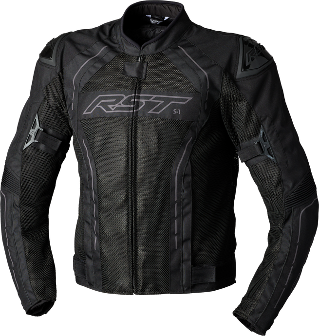 S1 MESH CE JACKET BLACK/BLACK  TEXTILE SM 103117BLK-40 image 1