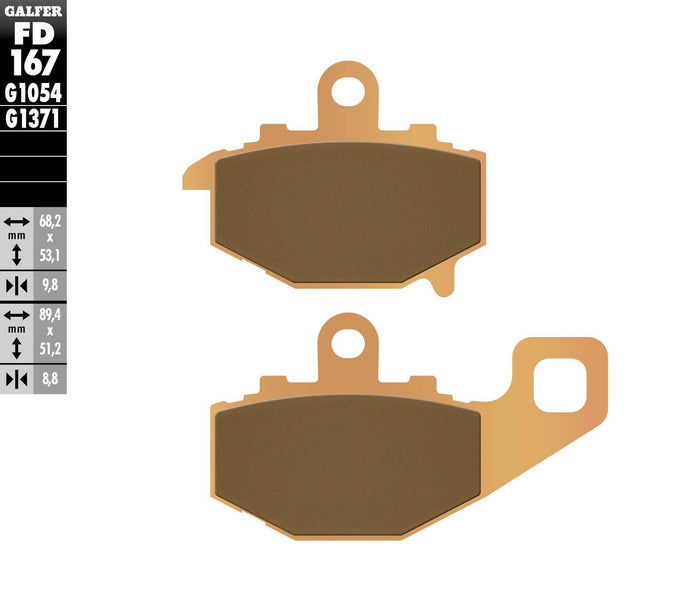 BRAKE PADS SINTERED FD167G1371 FD167G1371 image 1