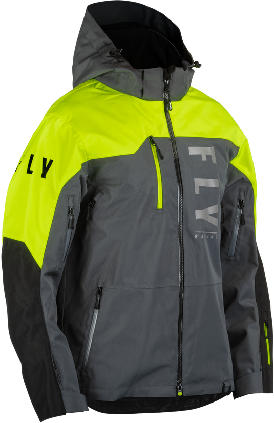CARBON JACKET BLACK/GREY/HI-VIS LG 470-5204L image 1