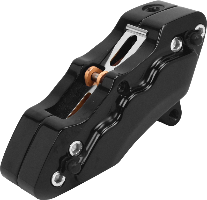 Load image into Gallery viewer, 6 PIST DIFF FRONT CALIPER L/H BLACK 00-UP W/ 13&quot; ROTOR LHSAB6013 image 2
