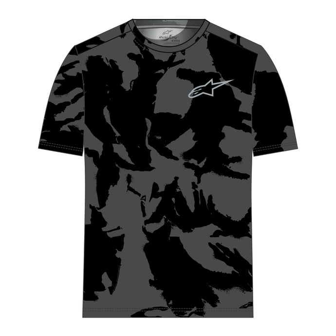 CAMO PERFORMANCE SS TEE BLACK/CAMO LG 1214-70020-160-L image 1