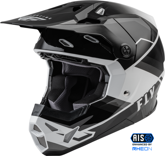 FORMULA CP RUSH HELMET GREY/BLACK/WHITE SM 73-0023S image 1