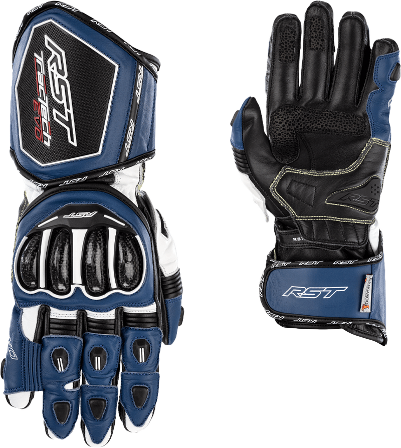 Load image into Gallery viewer, TRACTECH EVO 4 CE GLOVE BLUE/WHITE/BLACK SM 102666BLU-08 image 1
