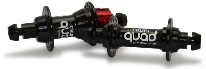 QUAD HUB 28H BLACK W/ 16 COG 30805 image 1