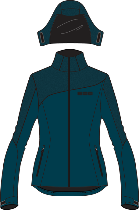 MALEA SOFTSHELL JACKET NAVY HEATHER 2X 52135 image 1