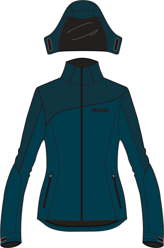 MALEA SOFTSHELL JACKET NAVY HEATHER 2X 52135 image 1