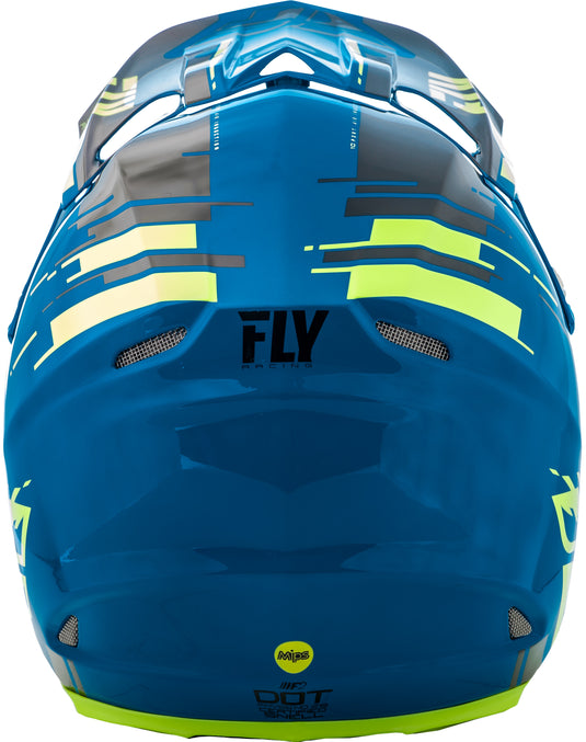 F2 CARBON FORGE HELMET BLACK/HI-VIS/BLUE SM 73-4233-5-S image 3