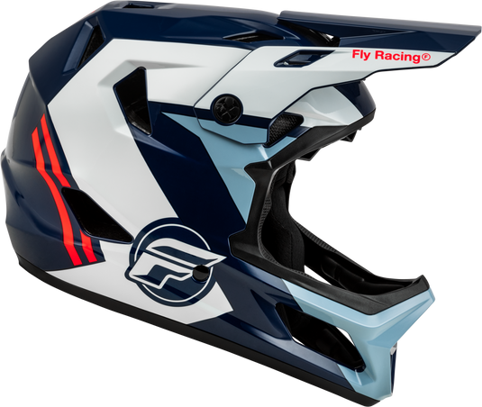 YOUTH RAYCE HELMET RED/WHITE/BLUE YM 73-3612YM image 4