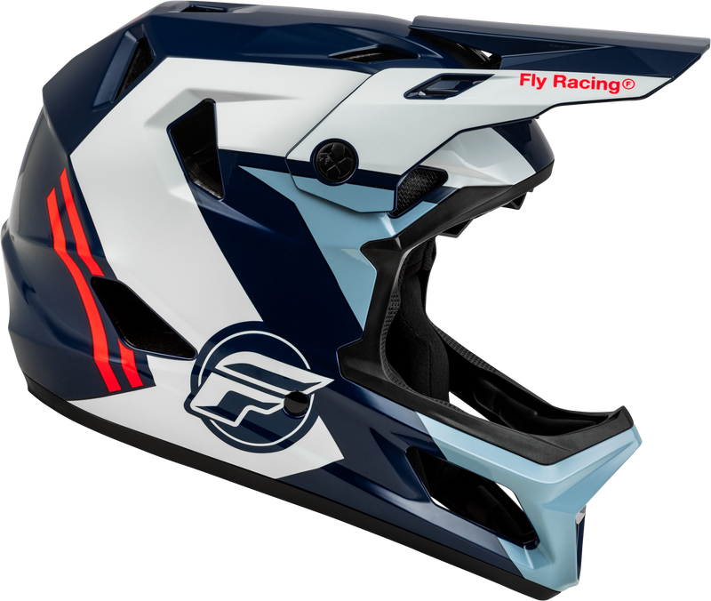 Load image into Gallery viewer, YOUTH RAYCE HELMET RED/WHITE/BLUE YL 73-3612YL image 4
