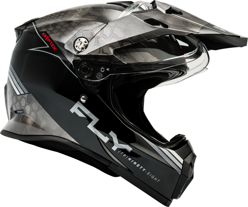 Load image into Gallery viewer, TREKKER KRYPTEK CONCEAL HELMET BLACK/GREY/WHITE XL 73-7027X image 5
