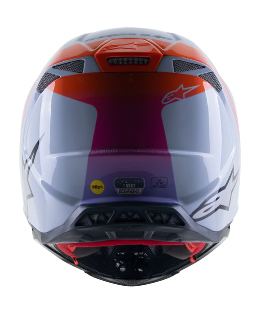 S-M10 LE DAYTONA 23 HELMET GREY/ORANGE FLUO/RHODAMINE LG 8302423-9243-L image 6