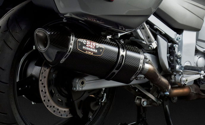EXHAUST SIGNATURE R-77 SLIP-ON SS-CF-CF DUAL 13150E0220 image 1