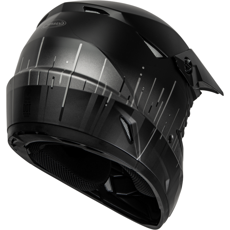 Load image into Gallery viewer, MX-46 FREQUENCY OFF-ROAD HELMET MATTE BLACK/GREY SM D3463074 image 2
