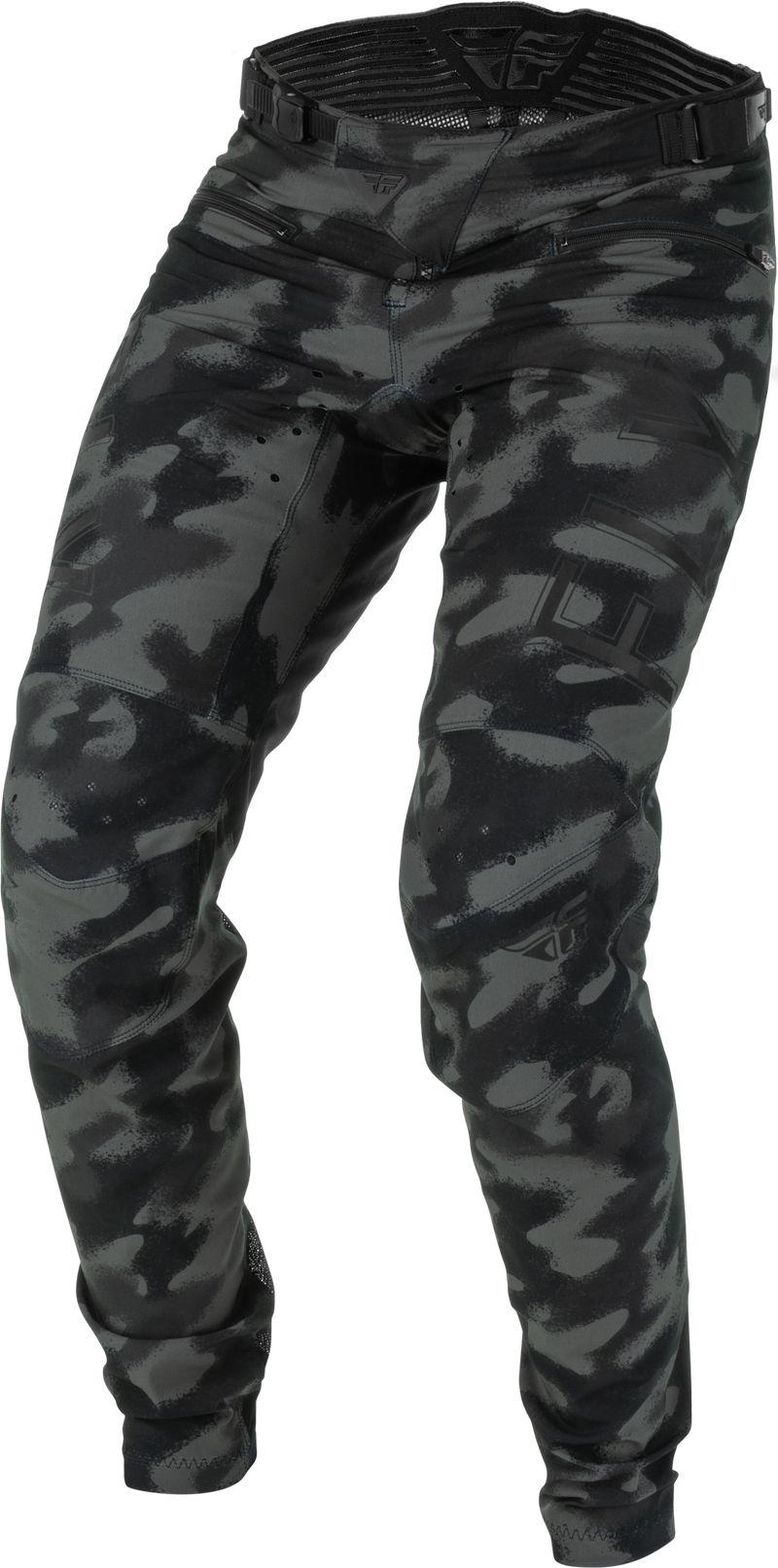 Load image into Gallery viewer, YOUTH RADIUM S.E. TACTIC BIKE PANTS BLACK/GREY CAMO SZ 20 375-04420 image 4
