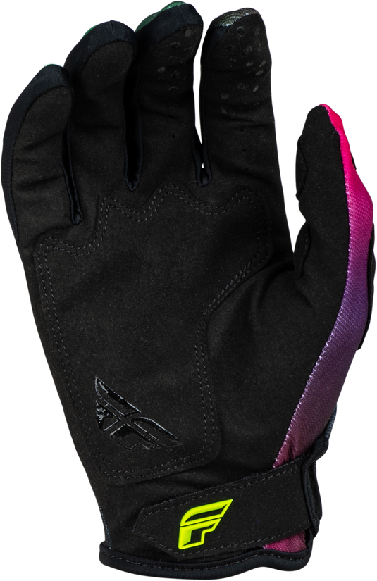 YOUTH KINETIC PRODIGY GLOVES FUSCHIA/ELEC BLUE/HI-VIS YM 377-517YM image 2