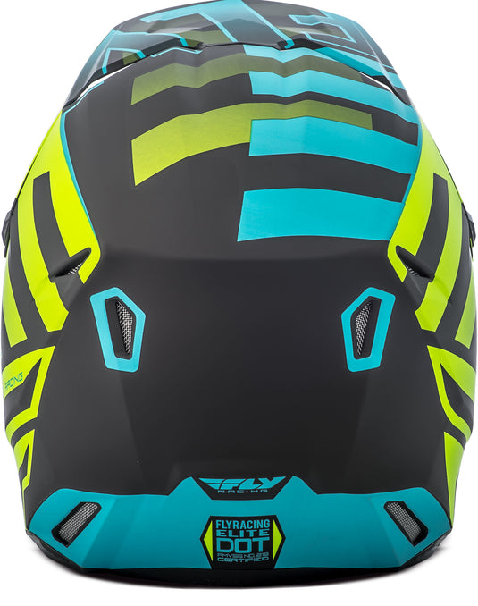 ELITE COLD WEATHER INTERLACE HELMET MATTE HI-VIS/BLACK MD 73-4941-6-M image 2