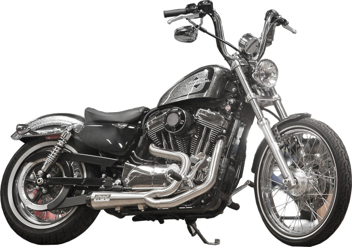 COMP S 2IN1 EXHAUST SPORTSTER BRUSHED 005-4580199 image 1