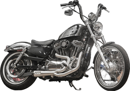 COMP S 2IN1 EXHAUST SPORTSTER BRUSHED 005-4580199 image 1