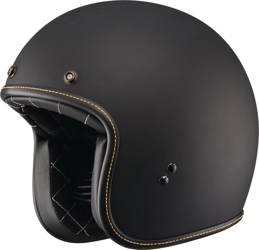 .38 RETRO HELMET MATTE BLACK 2X 73-82312X image 1