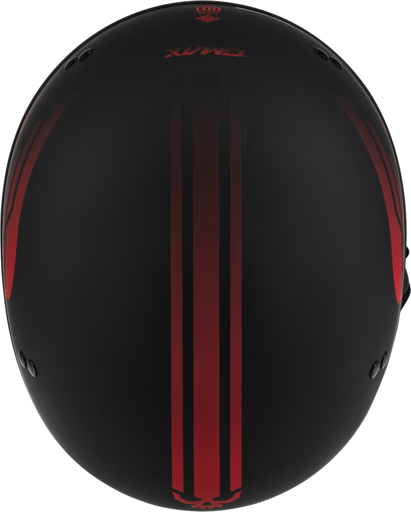 Load image into Gallery viewer, HH-65 RETRIBUTION HELMET MATTE BLACK/RED XS H16511323 image 3
