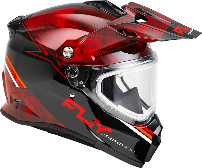 Load image into Gallery viewer, TREKKER CW CONCEAL HELMET ELEC SHLD RED/BLACK 2X 73-313612X image 4

