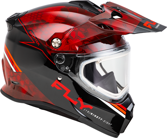 TREKKER CW CONCEAL HELMET ELEC SHLD RED/BLACK 2X 73-313612X image 4