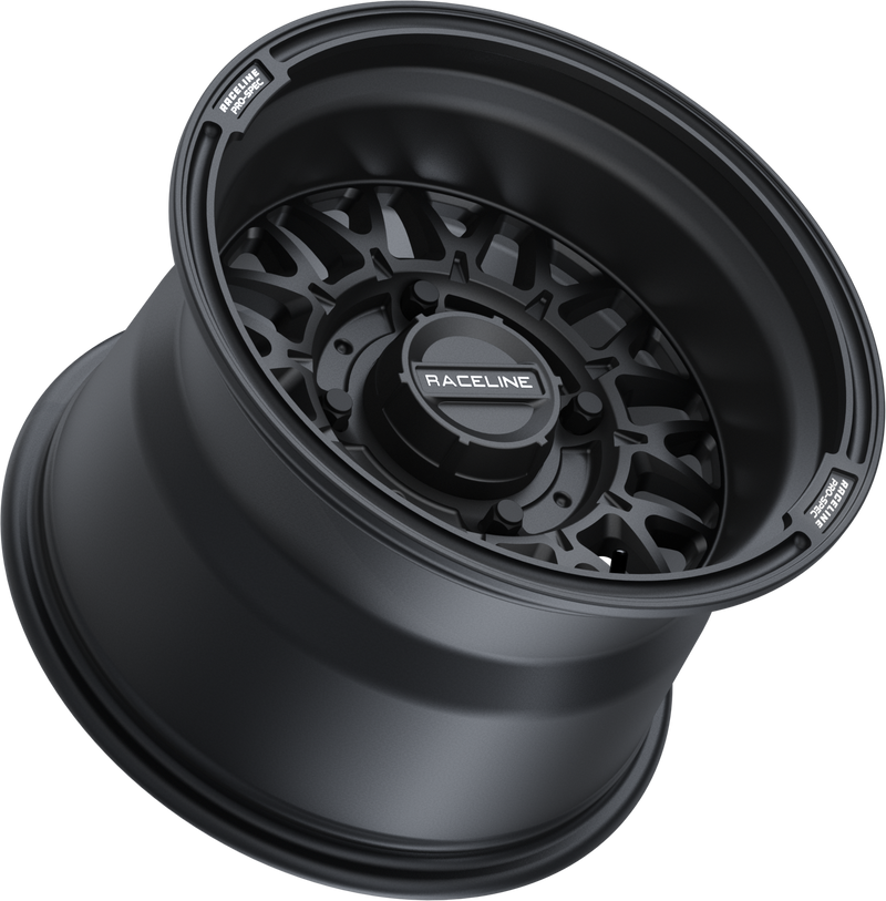Load image into Gallery viewer, RACELINE OMEGA 15X10 4/137 5+5 (0MM) SATIN BLACK A13B-51037-00 image 2
