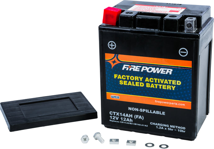 BATTERY CTX14AH SEALED FACTORY ACTIVATED CTX14AH-BS(FA) image 1