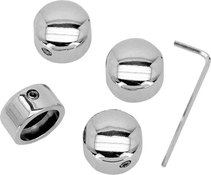 HEAD BOLT COVERS CHROME ALL MODELS 86-19 EXCEPT M8 301854 image 1