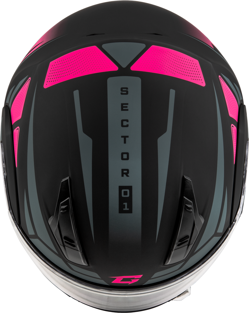 Load image into Gallery viewer, MD-04S SECTOR SNOW HELMET MATTE BLACK/PINK XL M20431337 image 3
