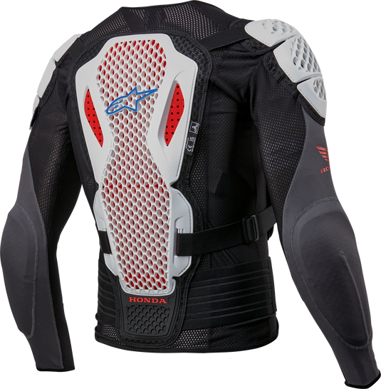 HONDA BIONIC + V2 PROTECTION JACKET BLK/WHT/BLU/BR RED LG 6506023-1272-L image 2