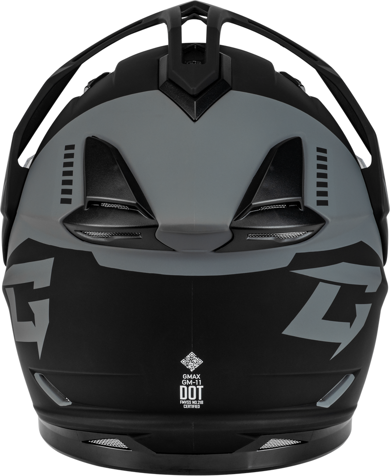 Load image into Gallery viewer, GM-11 RONIN HELMET MATTE BLACK/SILVER SM A1115814 image 2
