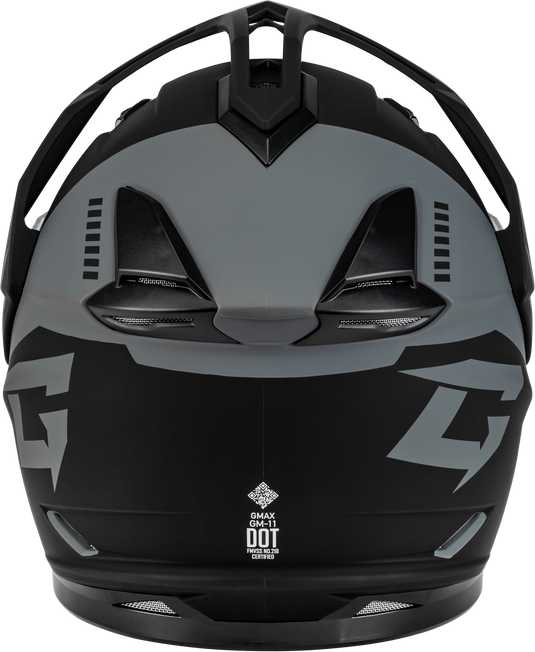 GM-11 RONIN HELMET MATTE BLACK/SILVER MD A1115815 image 2