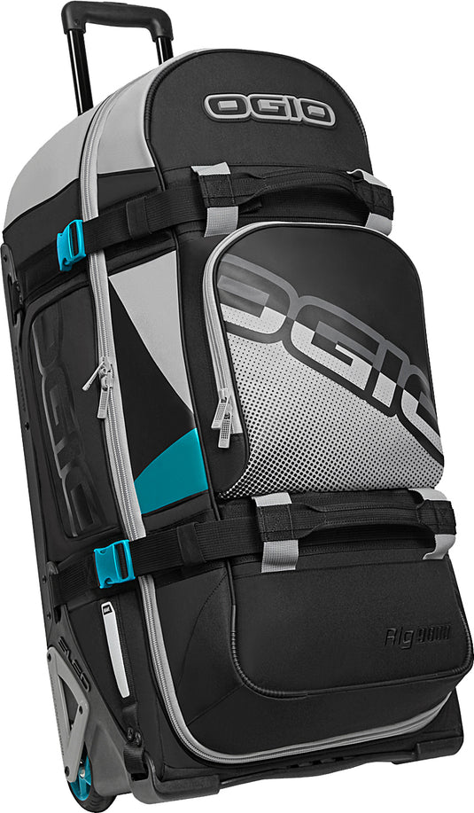 RIG 9800 ROLLING LUGGAGE BAG TEAL/BLOCK 34