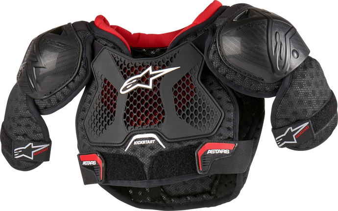 BIONIC ACTION KICKSTART CHEST GUARD BLACK/RED SZ 7/9 6740624-13-7/9 image 1