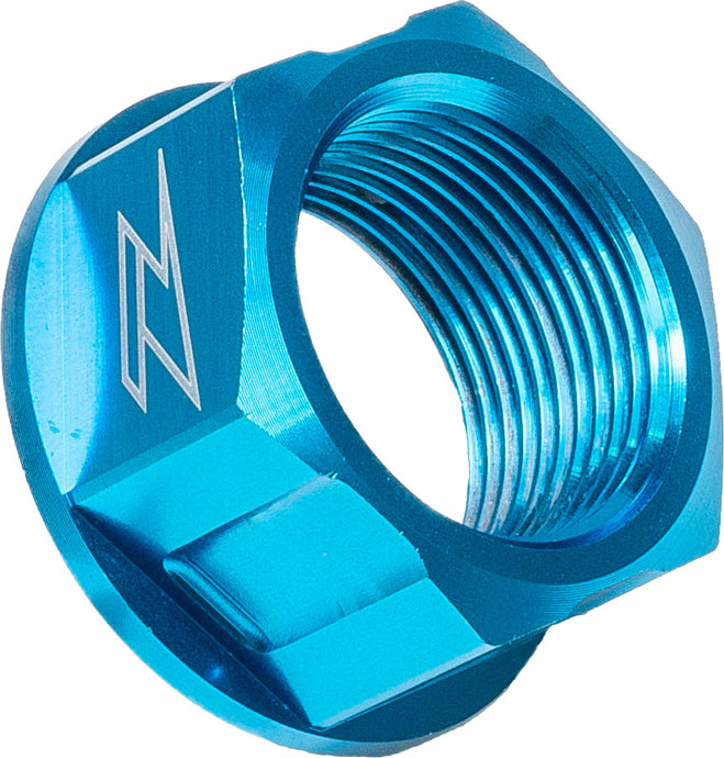 AXLE NUT M25X32-P1.5 H18 H-BLUE ZE93-8069 image 1