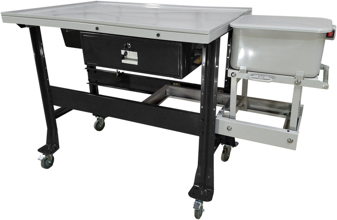 PREMIUM TEAR DOWN TABLE W/PART WASHER PTDT-PW-1000-BLK image 1