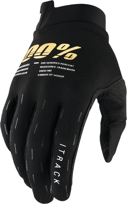 ITRACK GLOVES BLACK MD 10008-00006 image 1