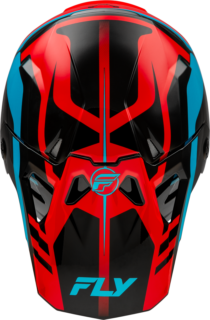 Load image into Gallery viewer, YTH FORMULA CP KRYPTON HELMET RED/BLACK/BLUE YL 73-0036YL image 3
