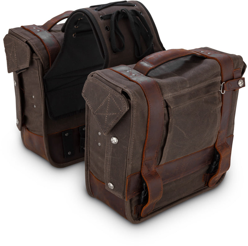Load image into Gallery viewer, THROWOVER SADDLEBAG DARK OAK B15-1002D image 2
