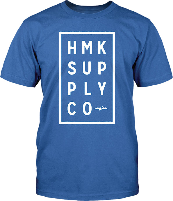 BOXED TEE BLUE L HM2SSTBOXBLL image 1
