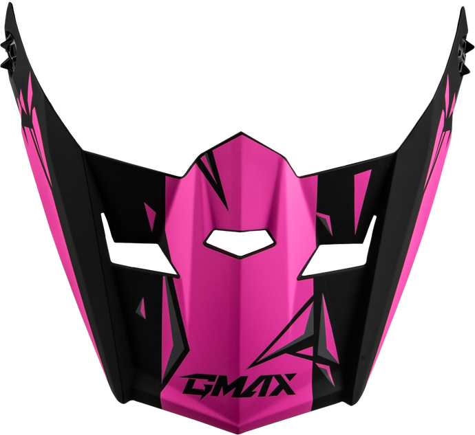 YOUTH MX-46Y UNSTABLE VISOR MATTE BLACK/PINK YS-YL G0466172 image 1