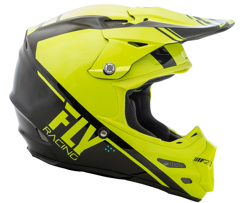 Load image into Gallery viewer, F2 CARBON REWIRE HELMET HI-VIS/BLACK XL 73-4160-5-X image 2
