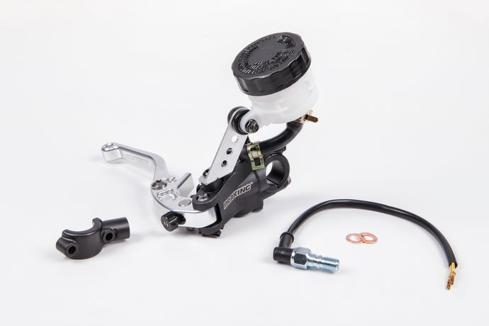 BRAKE MASTER CYLINDER 19MM LEVER SILVER MC9601 image 1