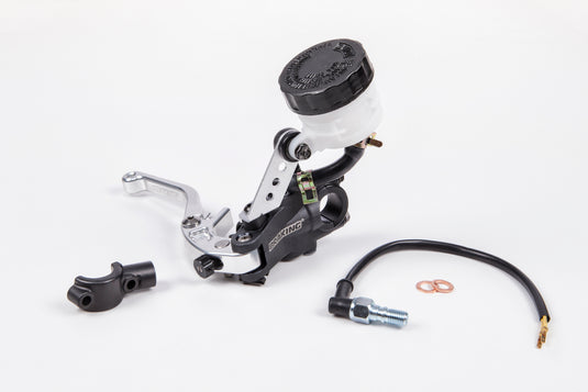 BRAKE MASTER CYLINDER 19MM LEVER SILVER MC9601 image 1