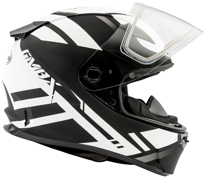 Load image into Gallery viewer, FF-49 FULL-FACE BERG SNOW HELMET MATTE BLACK/WHITE LG G2493436 F.TC-15 image 2
