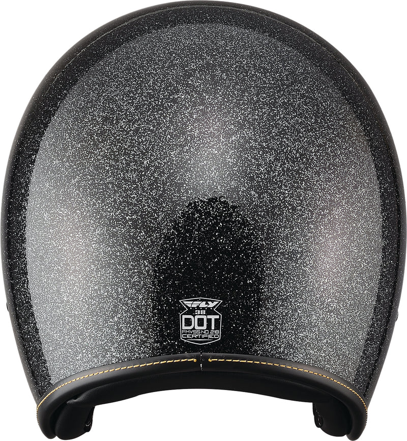 Load image into Gallery viewer, .38 METAL FLAKE HELMET BLACK SM 73-8230S image 2
